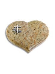 Grabkissen Coeur/Kashmir Kreuz 1 (Alu)