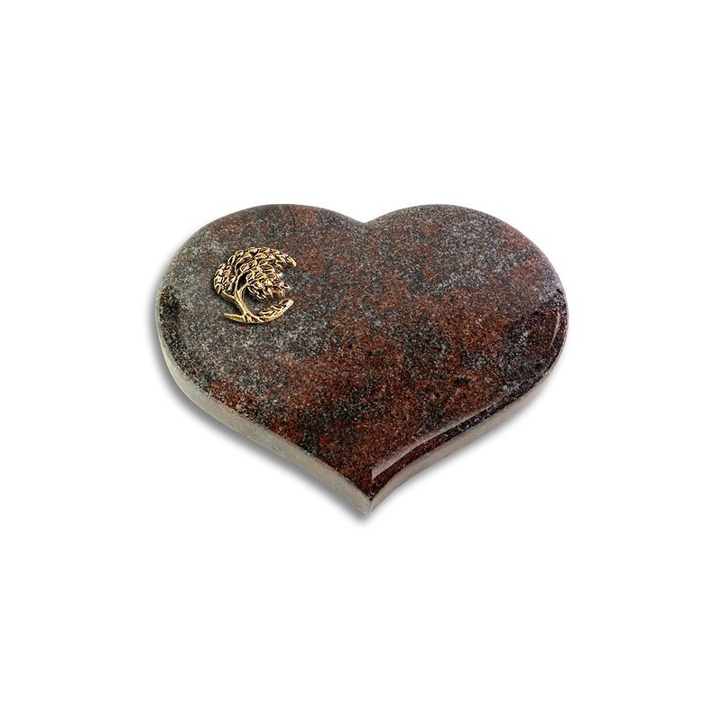 Grabkissen Coeur/Paradiso Baum 1 (Bronze)