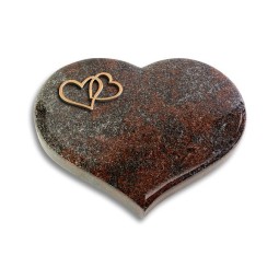 Grabkissen Coeur/Paradiso Herzen (Bronze)