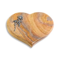 Grabkissen Coeur/Rainbow Rose 2 (Alu)