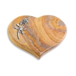 Grabkissen Coeur/Rainbow Rose 6 (Alu)