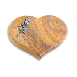 Grabkissen Coeur/Rainbow Rose 8 (Alu)