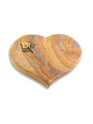 Grabkissen Coeur/Rainbow Rose 3 (Bronze)