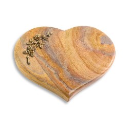 Grabkissen Coeur/Rainbow Rose 5 (Bronze)
