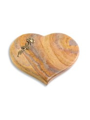 Grabkissen Coeur/Rainbow Rose 7 (Bronze)