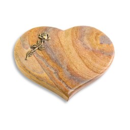 Grabkissen Coeur/Rainbow Rose 7 (Bronze)
