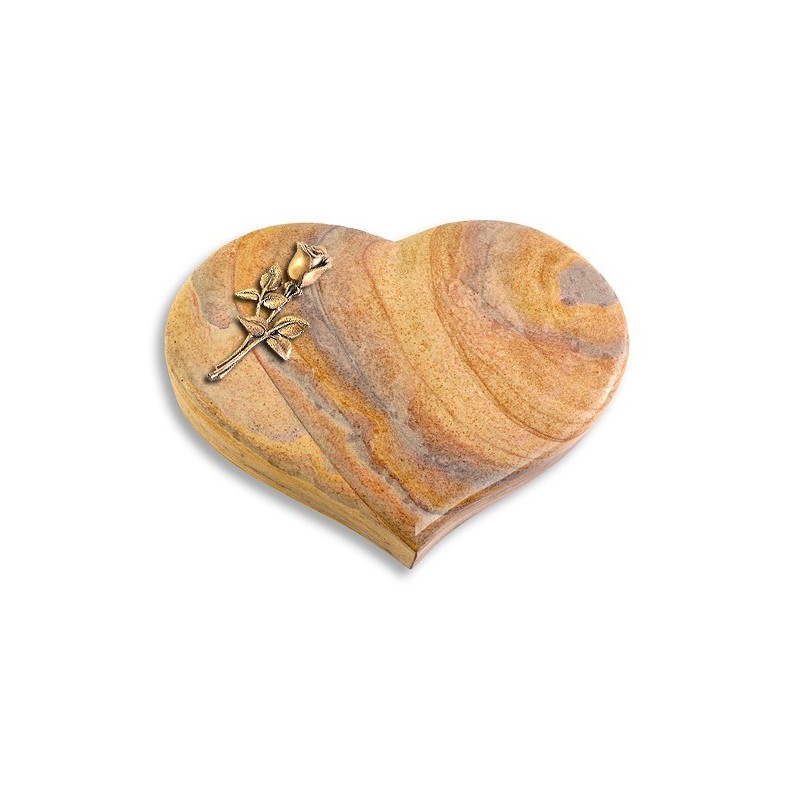 Grabkissen Coeur/Rainbow Rose 8 (Bronze)