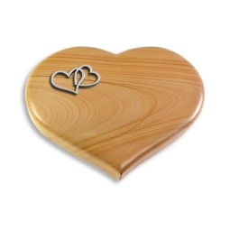 Grabkissen Coeur/Woodland Herzen (Alu)