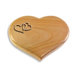 Grabkissen Coeur/Woodland Herzen (Bronze)
