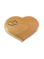 Grabkissen Coeur/Woodland Herzen (Bronze)