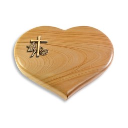 Grabkissen Coeur/Woodland Kreuz 1 (Bronze)