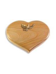 Grabkissen Coeur/Woodland Taube (Bronze)