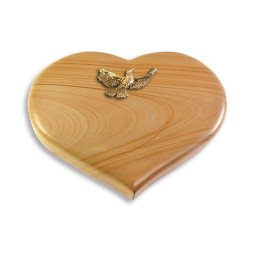 Grabkissen Coeur/Woodland Taube (Bronze)