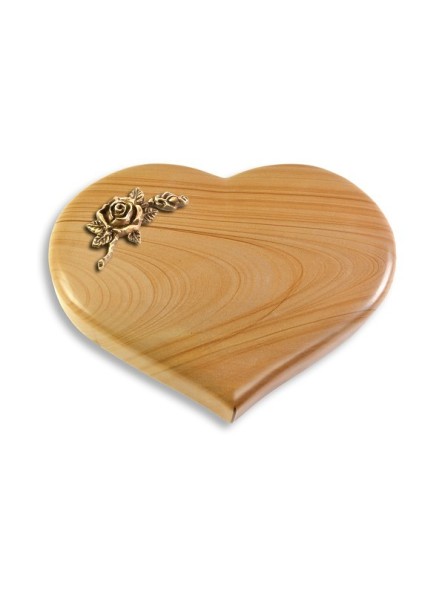 Grabkissen Coeur/Woodland Rose 1 (Bronze)