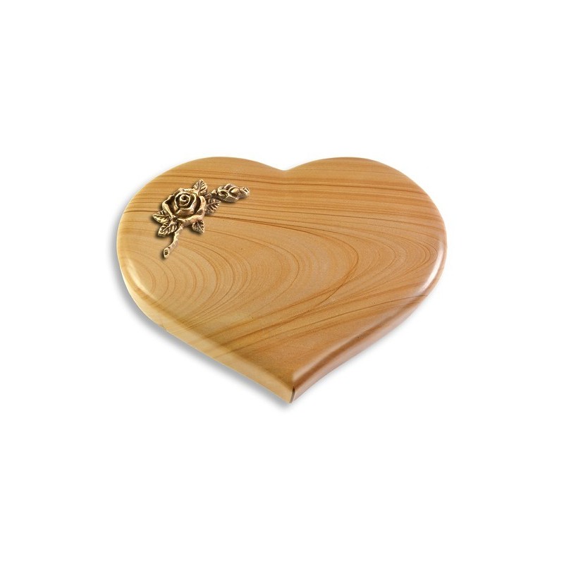 Grabkissen Coeur/Woodland Rose 1 (Bronze)