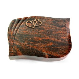 Grabkissen Eterna/Aruba Herzen (Bronze)