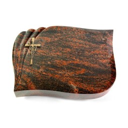 Grabkissen Eterna/Aruba Kreuz/Ähren (Bronze)