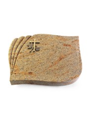 Grabkissen Eterna/New-Kashmir Kreuz 1 (Bronze)
