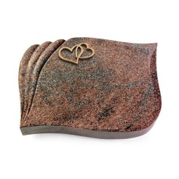 Grabkissen Eterna/Paradiso Herzen (Bronze)