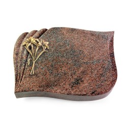 Grabkissen Eterna/Paradiso Lilie (Bronze)