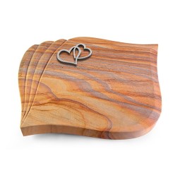 Grabkissen Eterna/Rainbow Herzen (Alu)