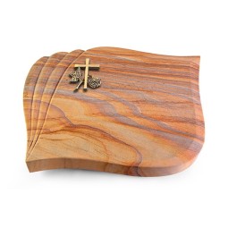 Grabkissen Eterna/Rainbow Kreuz 1 (Bronze)