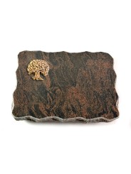 Grabplatte Barap Pure Baum 3 (Bronze)