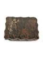 Grabplatte Barap Pure Efeu (Bronze)