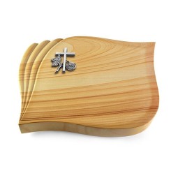 Grabkissen Eterna/Woodland Kreuz 1 (Alu)
