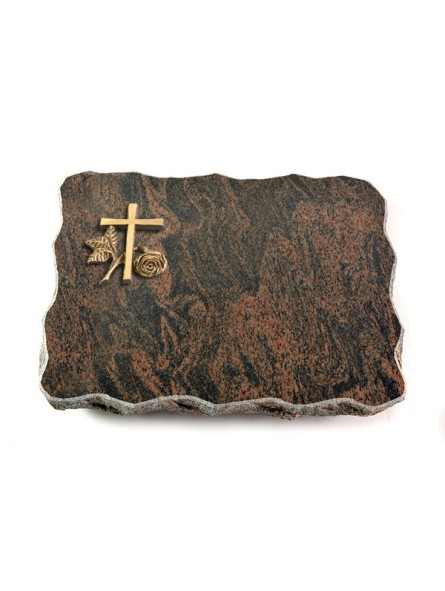 Grabplatte Barap Pure Kreuz 1 (Bronze)