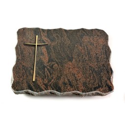 Grabplatte Barap Pure Kreuz 2 (Bronze)