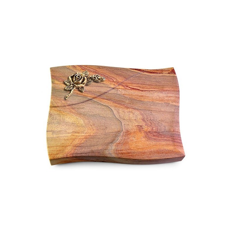 Grabkissen Firenze/Rainbow Rose 1 (Bronze)