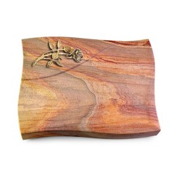 Grabkissen Firenze/Rainbow Rose 6 (Bronze)