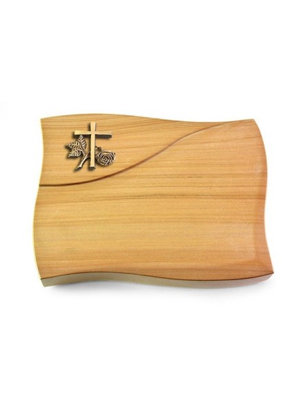 Grabkissen Firenze/Woodland Kreuz 1 (Bronze)