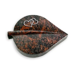 Grabkissen Folia/Aruba Herzen (Alu)