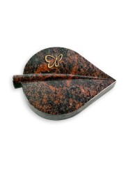 Grabkissen Folia/Aruba Papillon (Bronze)