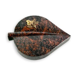 Grabkissen Folia/Aruba Rose 3 (Bronze)