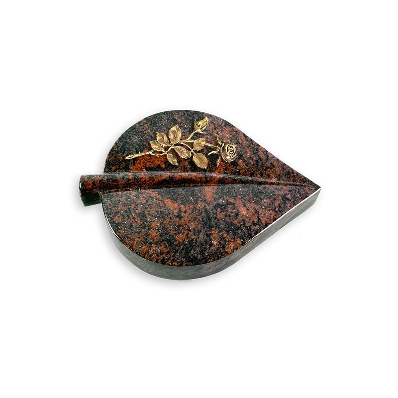 Grabkissen Folia/Aruba Rose 13 (Bronze)