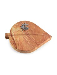 Grabkissen Folia/Rainbow Kreuz 1 (Alu)