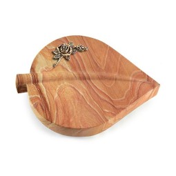 Grabkissen Folia/Rainbow Rose 1 (Bronze)