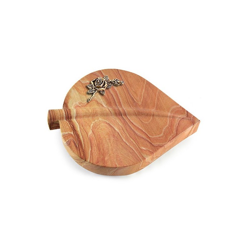 Grabkissen Folia/Rainbow Rose 1 (Bronze)