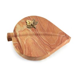 Grabkissen Folia/Rainbow Rose 3 (Bronze)