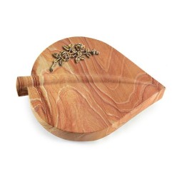 Grabkissen Folia/Rainbow Rose 5 (Bronze)