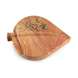 Grabkissen Folia/Rainbow Rose 13 (Bronze)