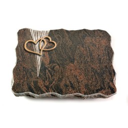 Grabplatte Barap Delta Herzen (Bronze)