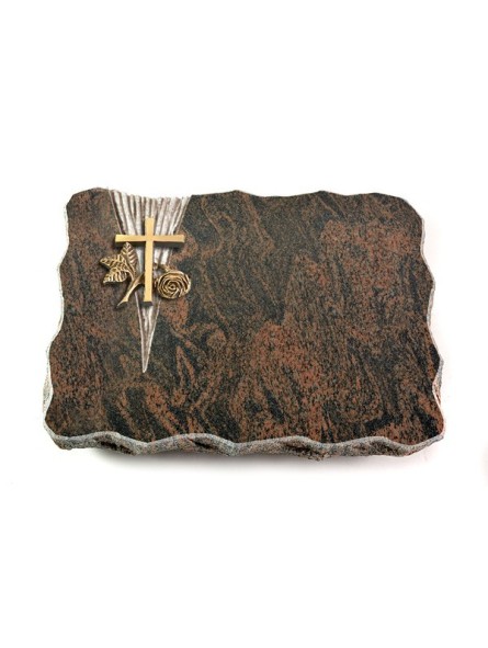 Grabplatte Barap Delta Kreuz 1 (Bronze)