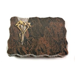 Grabplatte Barap Delta Lilie (Bronze)