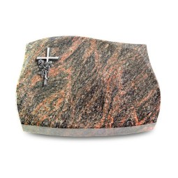 Grabkissen Galaxie/Himalaya Kreuz/Rosen (Alu)