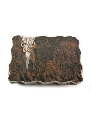 Grabplatte Barap Delta Papillon (Bronze)