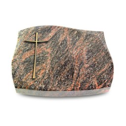 Grabkissen Galaxie/Himalaya Kreuz 2 (Bronze)